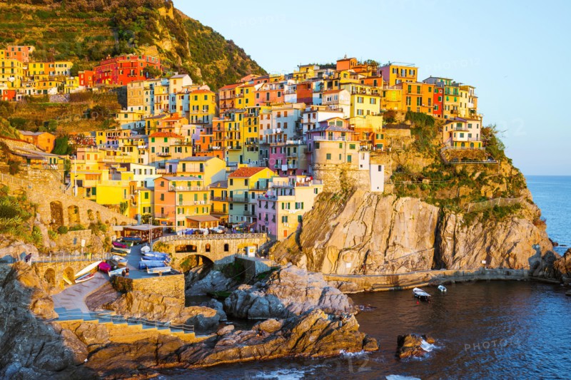 Cinque Terre - Manarola village in summer.