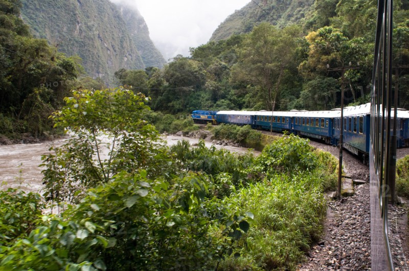 Inca Trail. Peru Luxury train from Cuzco to Machu Picchu. Orient Express. Belmond. Since the route by which the train passes is possible to see some p
