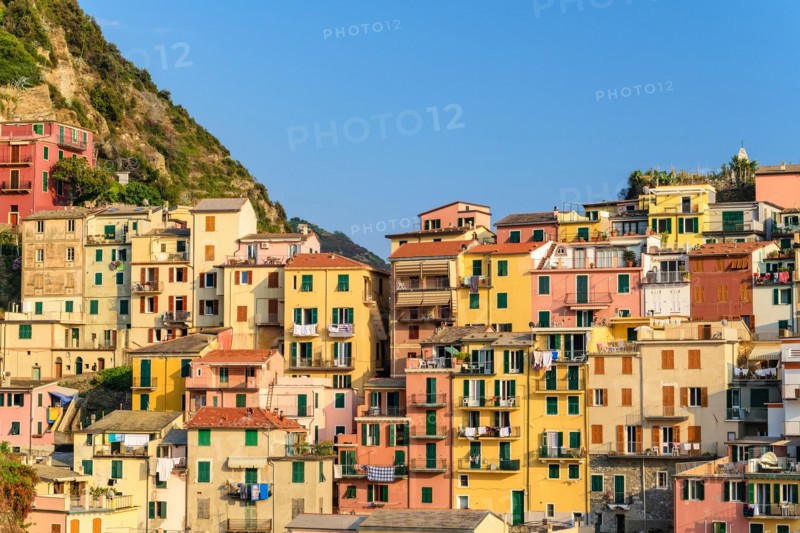 Italy Riviera at Colorful Manarola village, Cinque Terre, Italy