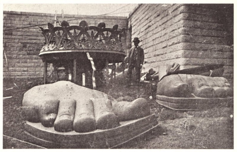 Construction of Statue of Liberty 11