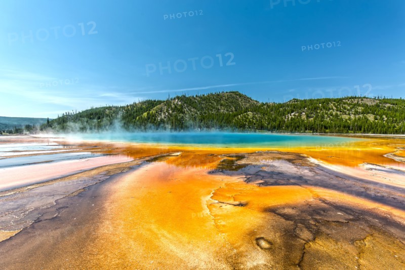 Grand Prismatic Spring in Yellowstone National Park