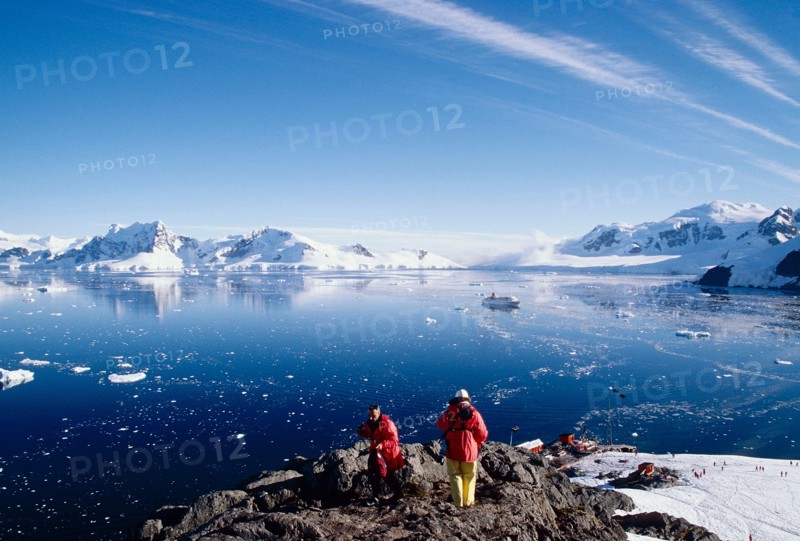 Tourists in Antarctic