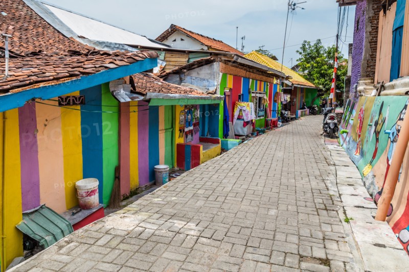 Kampung Pelangi in Semarang Indonesia
