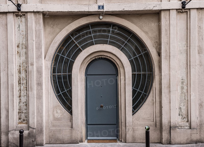 Paris, France - May 2014: Art deco style construction in the 11e arrondisement