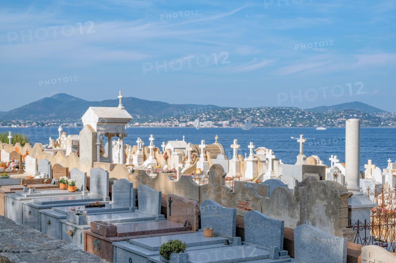 The seafarer's cemetery at Saint-Tropez, France, is the burial ground of film director Roger Vadim.