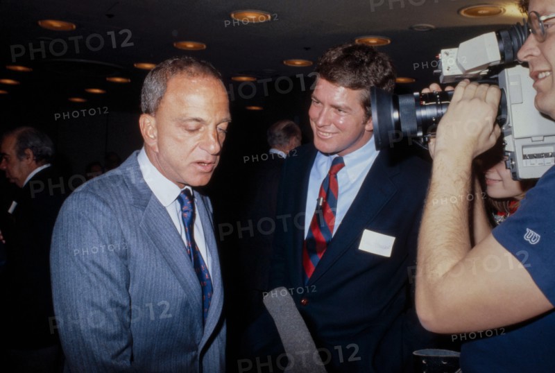 Roy Marcus Cohn (February 20, 1927 – August 2, 1986) was an American lawyer and prosecutor who came to prominence for his role as Senator Joseph McCarthy's chief counsel during the Army–McCarthy hearings in 1954, when he assisted McCarthy's investigations of suspected communists. In the late 1970s and during the 1980s, he became a prominent political fixer in New York City. He also represented and mentored New York City real estate developer and future U.S. President Donald Trump during his early business career. Photograph by Bernard Gotfryd