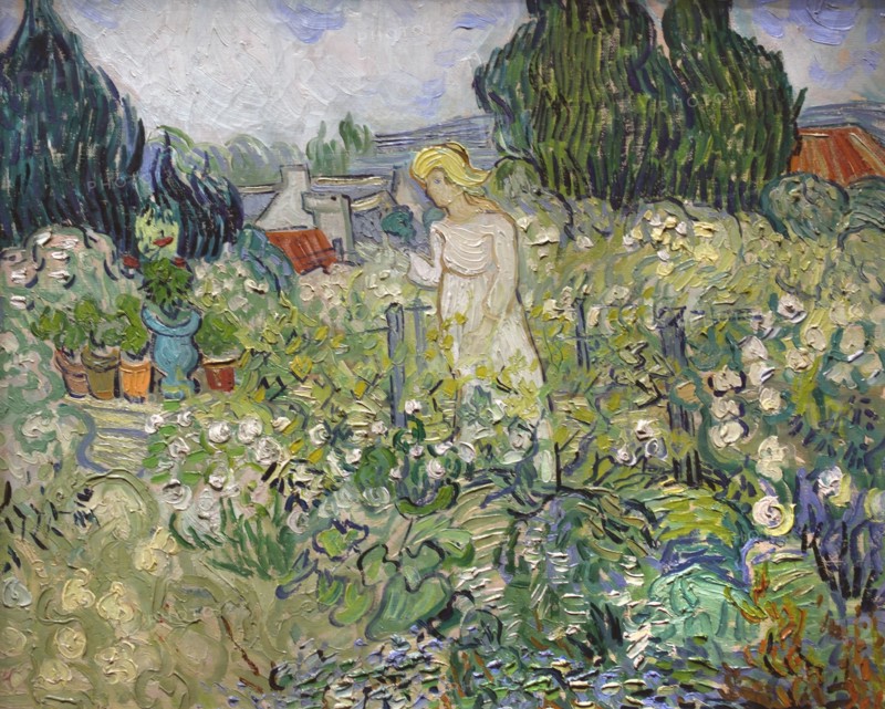 Mademoiselle Gachet in her garden at Auvers-sur-Oise 1890 Vincent van Gogh 1853– 1890 the Netherlands Dutch Post-Impressionist painter