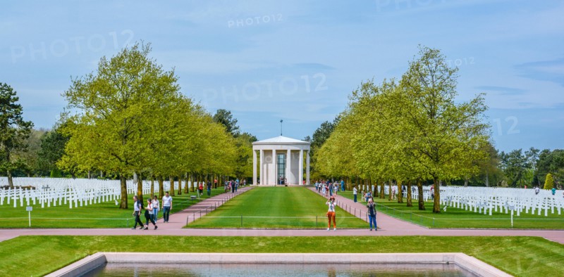 Normandy American Cemetery in Colleville-sur-Mer, France, May-08-2016