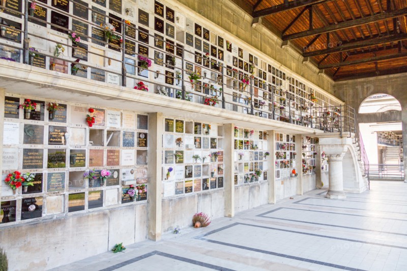 Paris, France - March 23, 2015: In central Paris lie the largest cemetery in the city which is the final resting place of many famous people.