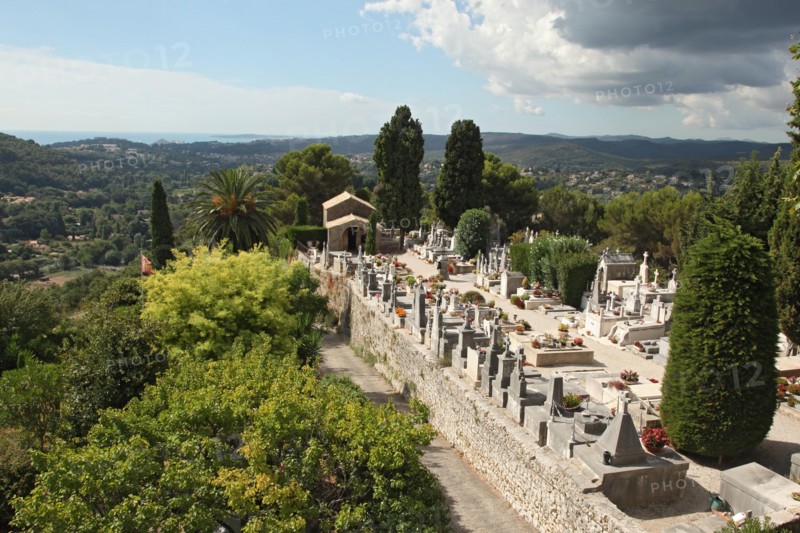 St. Paul de Vence cemetery, France