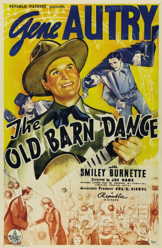 THE OLKD BARN DANCE 1938 Republic Pictures film with Gene Autry