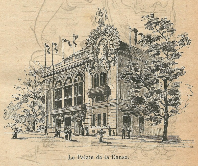 Expo 1900-attraction-le Palais de la Danse.