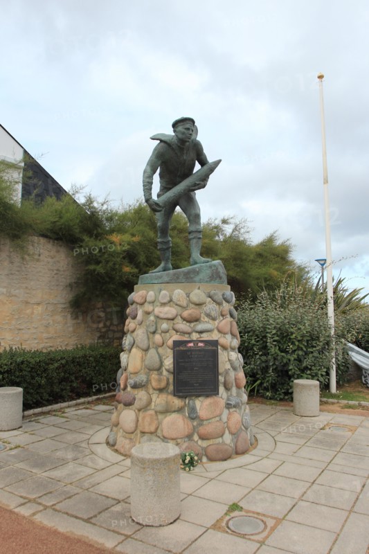 Sword Beach, Normandy 09/10/2017.  D-Day, Memorial to the liberators and those that gave their lives. 6 June 1944