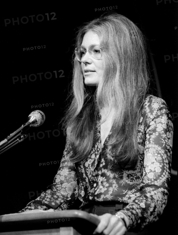 Gloria Steinem 1975.