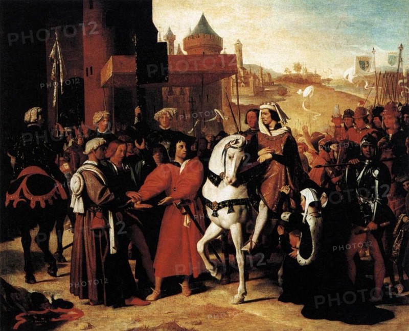 Jean Auguste Dominique Ingres - The Entry of the Future Charles V into Paris in 1358