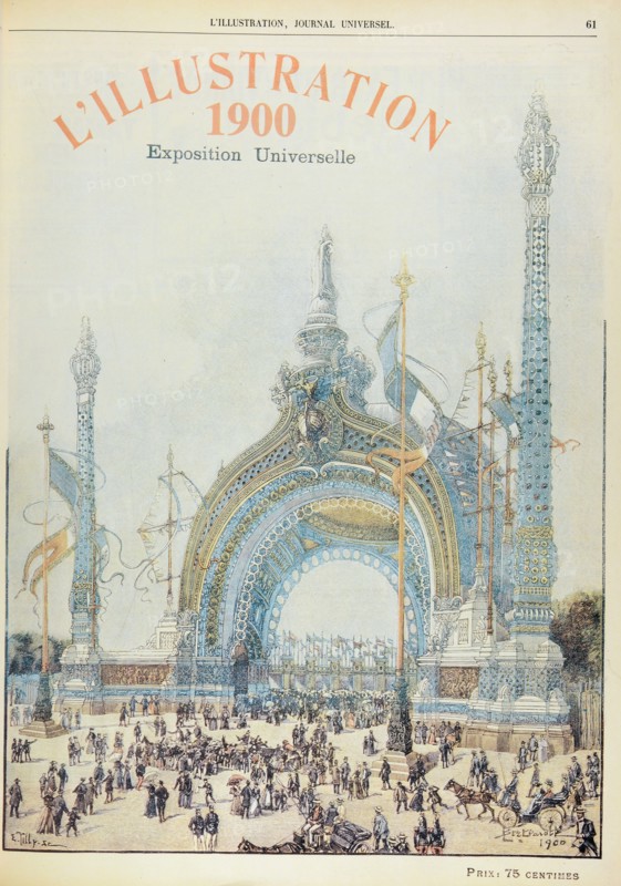 L'ILLUSTRATION, JOURNAL UNIVERSEL. Exposition Universelle 1900 - eng translation :  - Extract from "L'Illustration Journal Universel" - French illustrated magazine - 1900