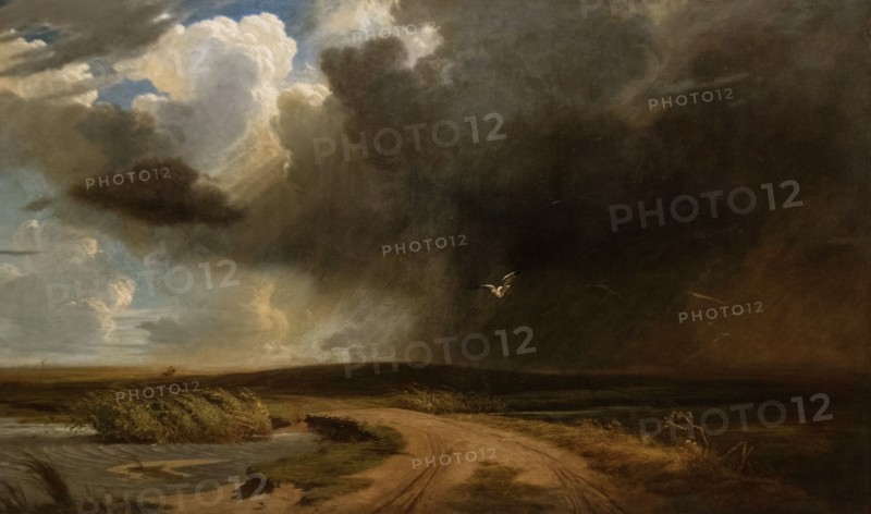 Karoly Lotz
Ecole hongroise
Pluie d'orage sur la plaine (Rainstorm on the plain)
1861
Huile sur toile (95 x 158,5 cm)
Budapest, Hungarian National Gallery