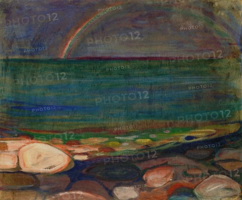 Edvard Munch
Ecole norvégienne
The Rainbow
1898
Huile sur carton (65,5 x 78 cm)
Oslo, musée Munch