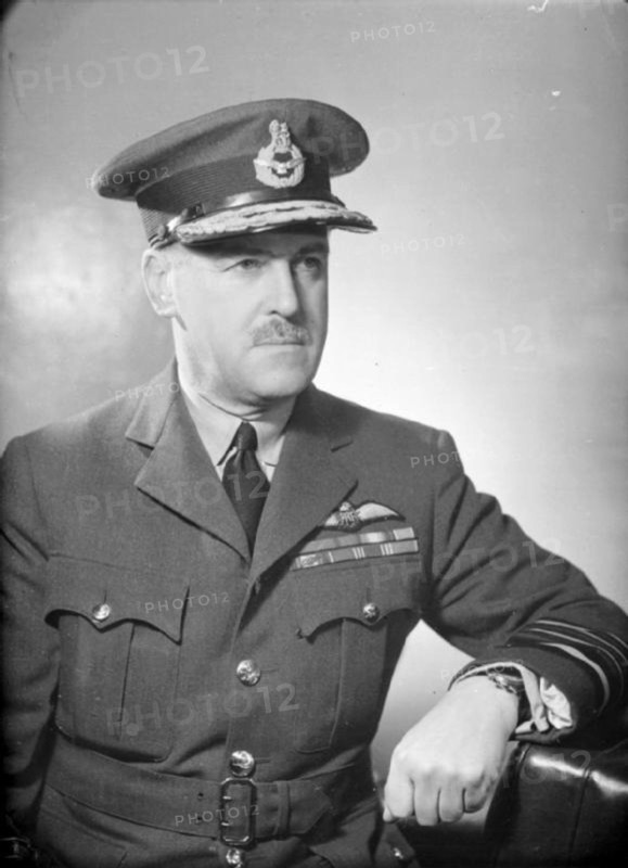 The Battle of Britain 1940 British Personalities: Air Chief Marshal Sir Trafford Leigh Mallory Commander of 12 Group. Photograph taken at Stanmore in December 1943.