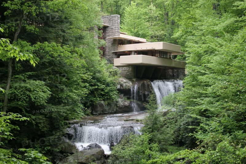 Fallingwater by Frank Lloyd Wright Mill Run Pennsylvania USA