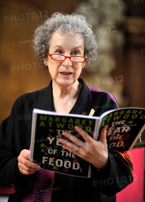Margaret Atwood reads from her book The Year of the Flood at St James's Church, Piccadilly