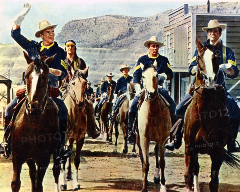 SERGEANTS THREE -1961 UA film with Frank Sinatra at left, Dean Martin at right next to Peter Lawford