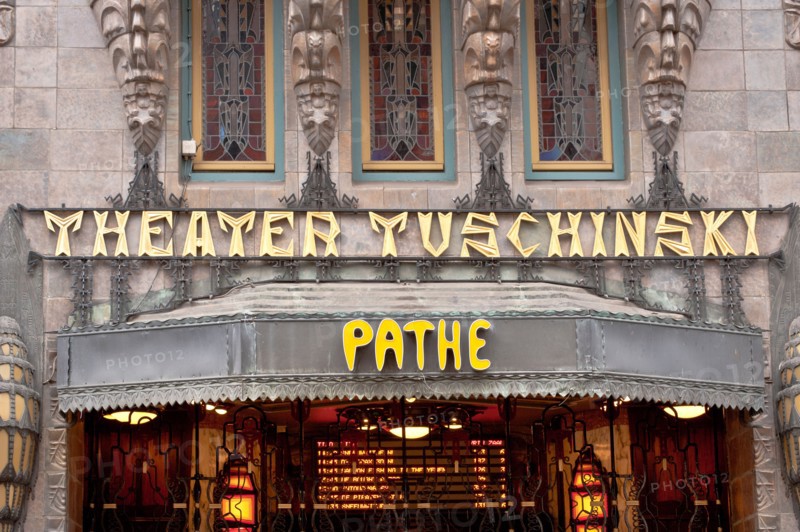 AMSTERDAM, NETHERLANDS - MAY 08, 2012:  Pathé Tuschinski Cinema on Reguliersbreestraat