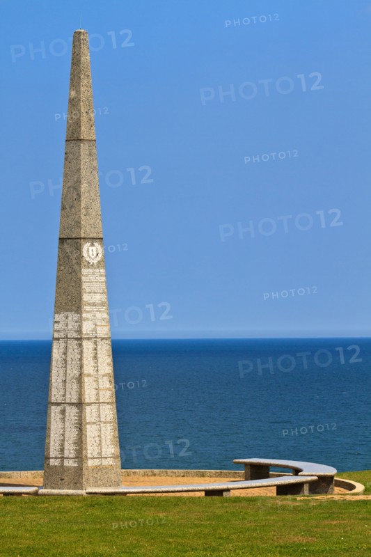 Omaha Beach Memorial of the US First Infantry division, Colleville-Sur-Mer, Normandy, France