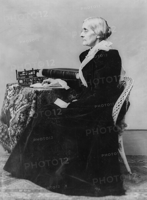 Suffragist Susan B. Anthony.