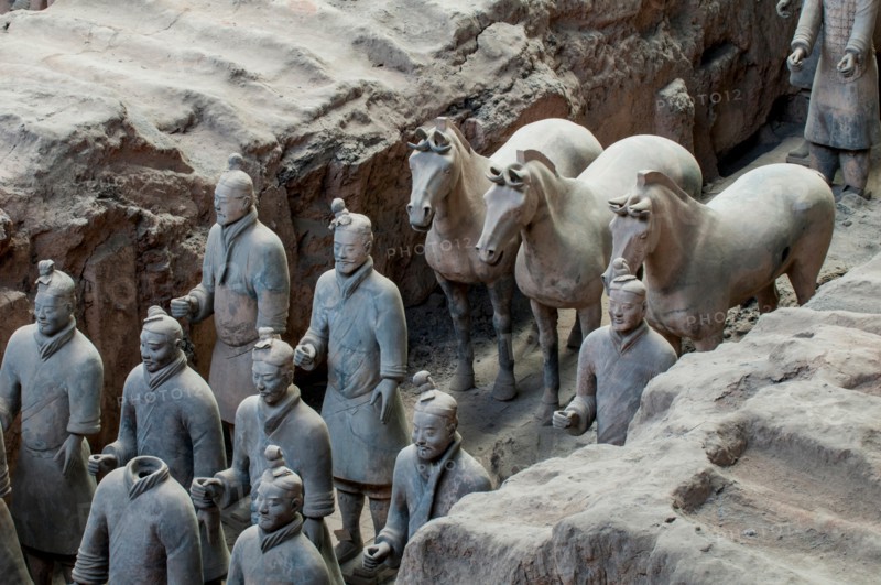 Terracotta Warriors Museum, Xian, Shaanxi, China, Asia