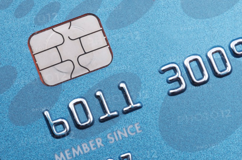 E M V Credit Card Computer Chip