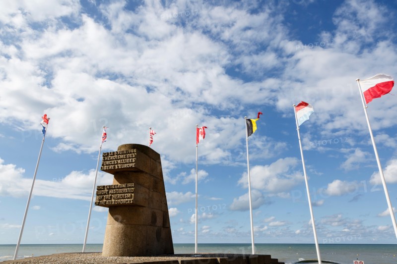 D-day liberation memorial, Luc-sur-Mer, Calvados,  Basse-Normandie, France