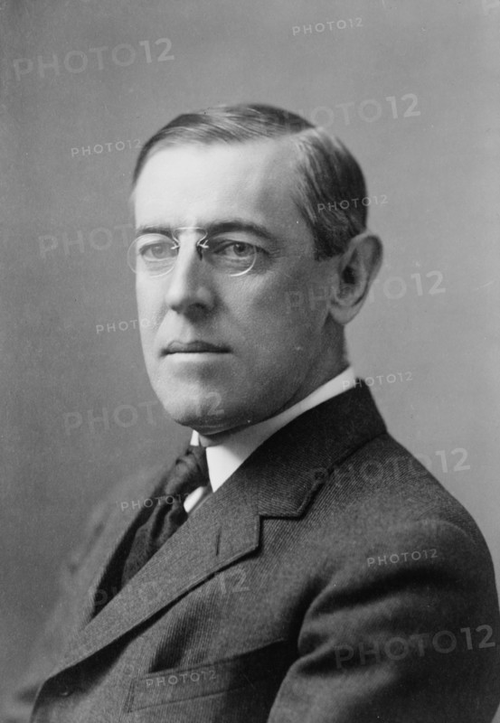 Wilson photograph taken in 1908. Thomas Woodrow Wilson (December 28, 1856 - February 3, 1924) was the 28th President of the United States, from 1913 to 1921. He served as President of Princeton University from 1902 to 1910, and then as the Governor of New