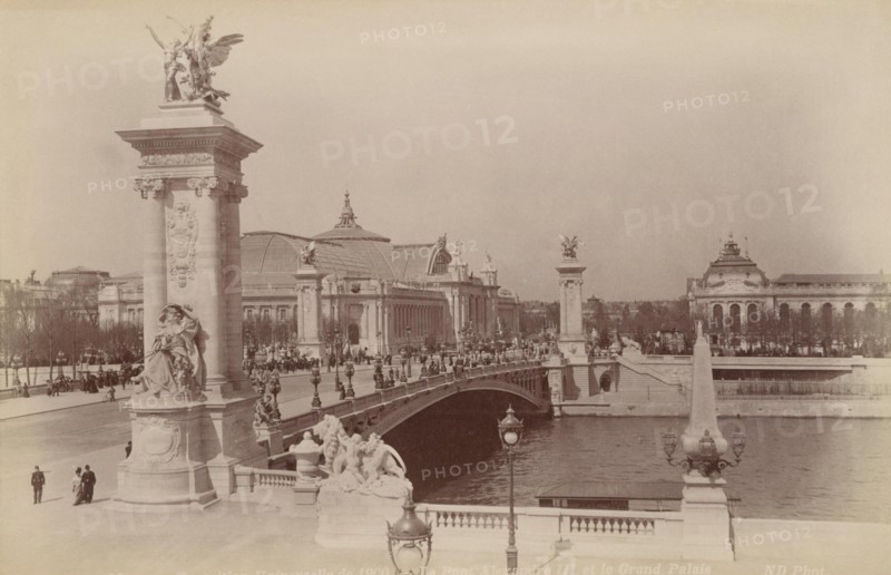 Le pont Alexandre III et le Grand Palais, Exposition Universelle 1900