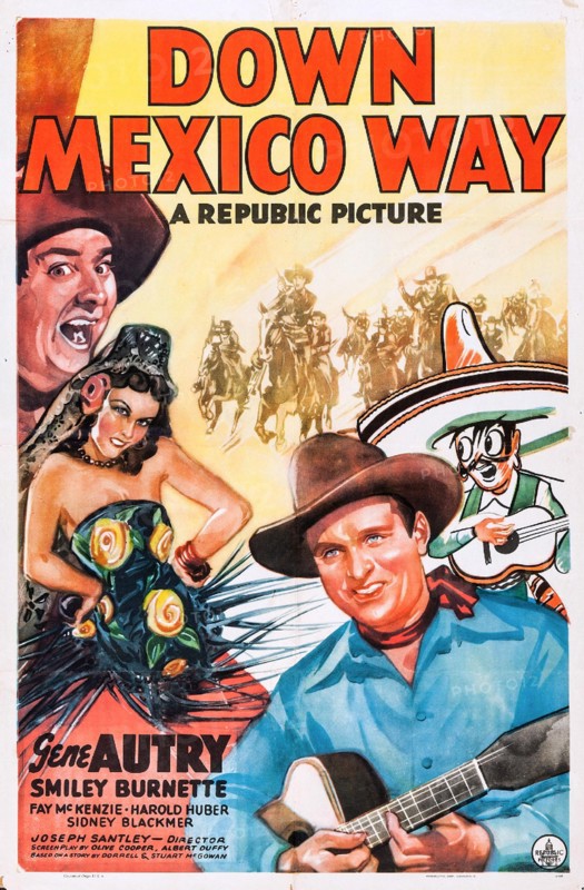 Down Mexico Way Poster