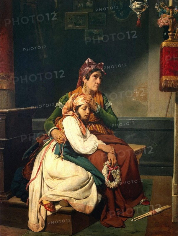 Schnetz  Jean Victor - Vow to Our Lady