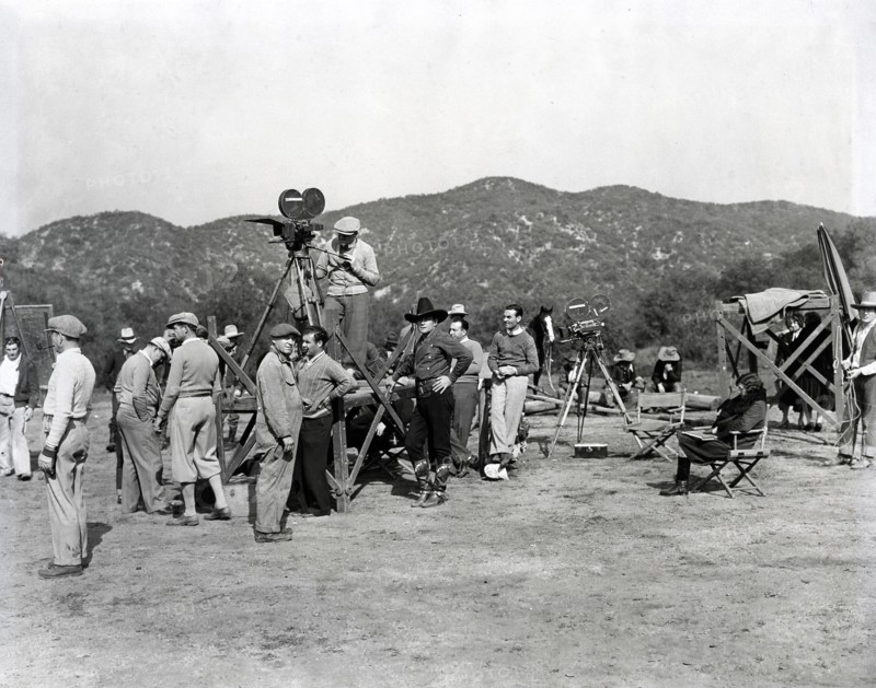 Film Production crews, circa 1921  File Reference # 30205_001THA