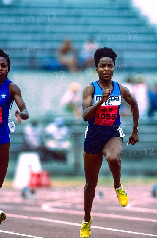 Evelyn Ashford (USA) competing at the 1984 US OLympic Team Trials
