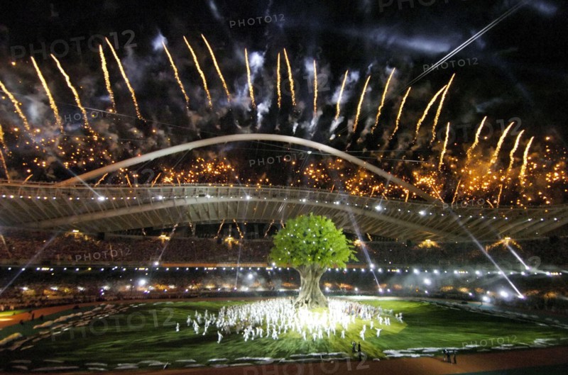 September 17, 2004, Athens, Greece: Opening ceremonies of the Paralympic Games at Olympic Stadium. ©Bob Daemmrich