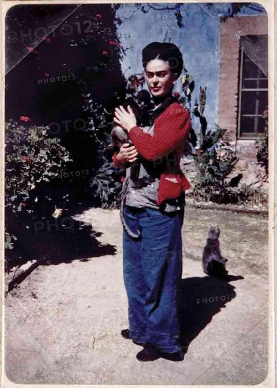 Frida Kahlo de Rivera (1907-1954), famous Mexican painter