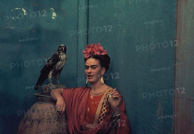 Frida Kahlo de Rivera (1907-1954), famous Mexican painter