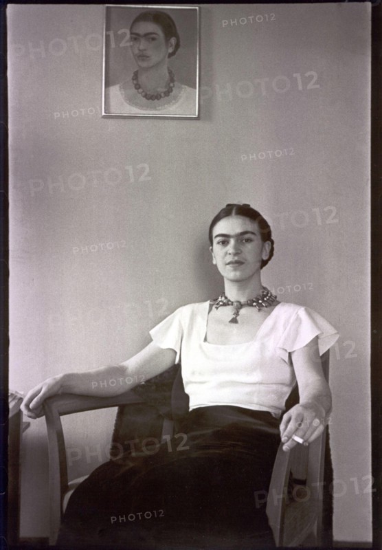 Frida Kahlo de Rivera (1907-1954), famous Mexican painter
