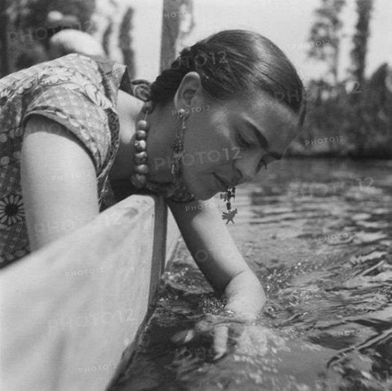 Frida Kahlo de Rivera (1907-1954), famous Mexican painter