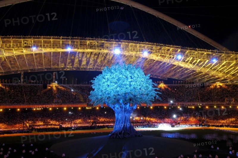 Athens, Greece  17SEP04: Opening Ceremony of the Athens 2004 Paralympic Games at Olympic Stadium.  ©Bob Daemmrich