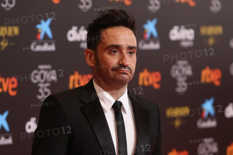 March 6, 2021: March 6, 2021 (MÃ¡laga), the director of Cinema Juan Antonio Bayona poses on the red carpet the Gala of the 35th edition of the Goya in the photocall of the Spanish Film Awards. Credit: Lorenzo Carnero/ZUMA Wire/Alamy Live News