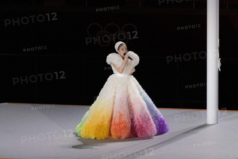 Tokyo, Japan. 23rd July, 2021. T'QUIO, TO - 23.07.2021: TOKYO 2020 OLYMPIAD TOKYO - Tokyo 2020 Olympic Games opening ceremony held in 2021 held at Tokyo Olympic Stadium in Japan. (Photo: Richard Callis/Fotoarena) Credit: Foto Arena LTDA/Alamy Live News