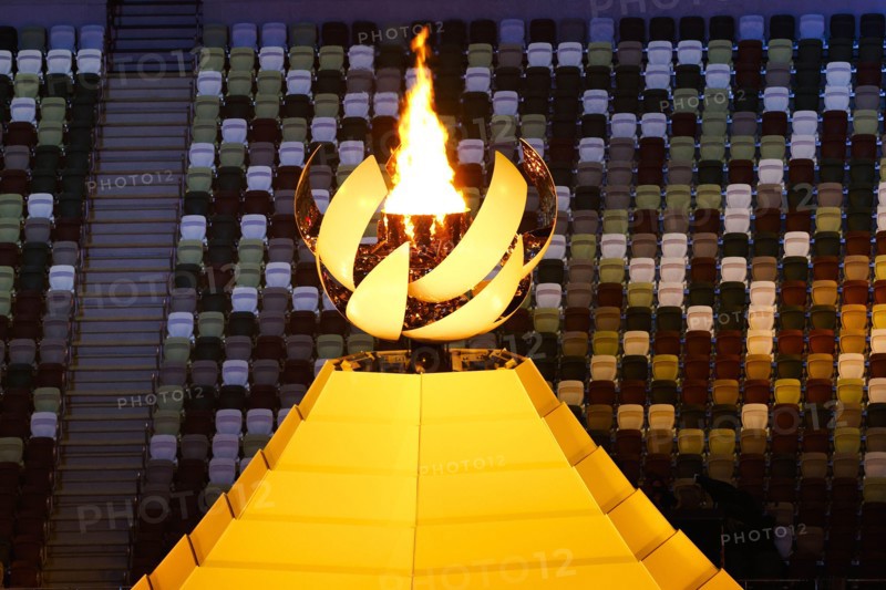 Ambiance, illustration during the Olympic Games Tokyo 2020, Opening Ceremony on July 23, 2021 at Olympic Stadium in Tokyo, Japan - Photo Kanami Yoshimura / Photo Kishimoto / DPPI / LiveMedia