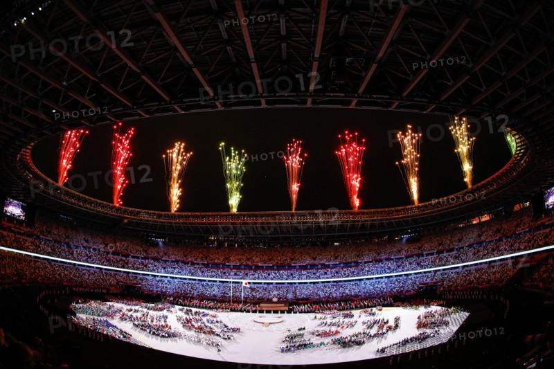 Tokyo, Japan. 2021 August 25th. Opening ceremony of the Paralympic Games Tokyo 2020 Credit: Marco Ciccolella/Alamy Live News