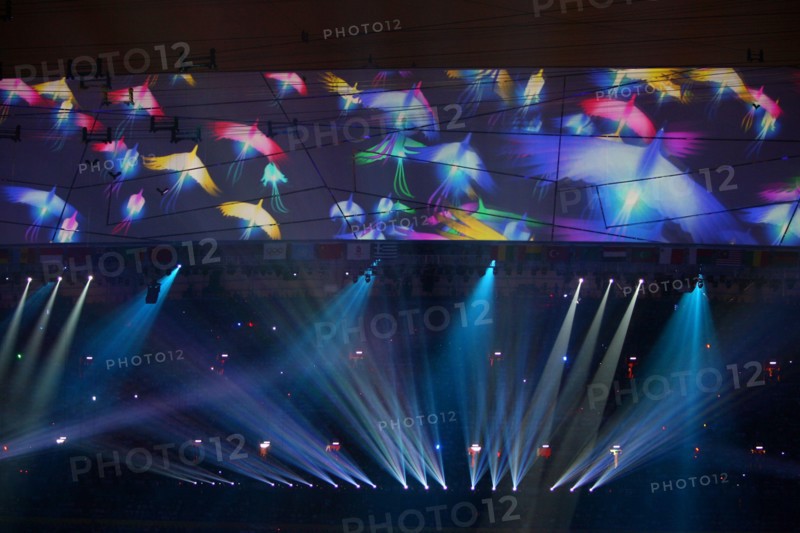 opening ceremony   Eršffnungsfeier im Olympiastadion Olympische Sommerspiele 2008 in Peking olympic summer games in Beijing 2008 Stadium of the opening ceremony of the winter olympic games 2022 Nationalstadium © diebilderwelt / Alamy Stock