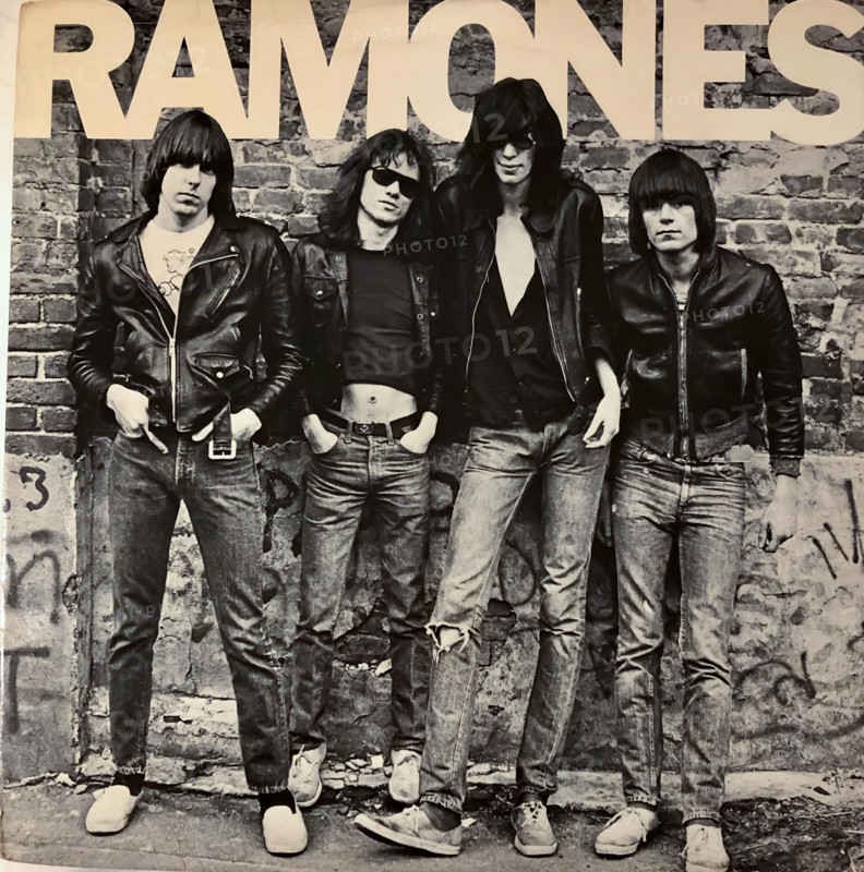 New York City, NY, USA, "The Ramones" Punk Rock Band Record Collection, 1970s Music Collection, Sire Records, 1976, rock album cover, classic rock vinyl albums, vintage covers